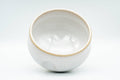 Japanese Teacup - 赤膚山 Akiyama Kiln White Glazed Akahada-yaki Yunomi - 160ml - Tezumi