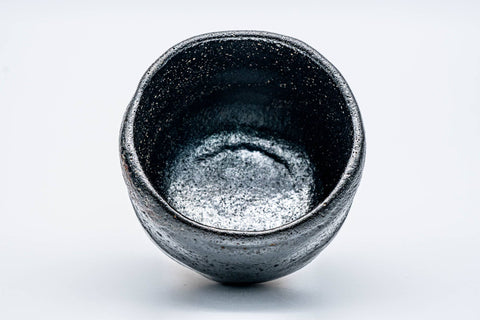 Vintage Red Gradient Kuro-raku Chawan