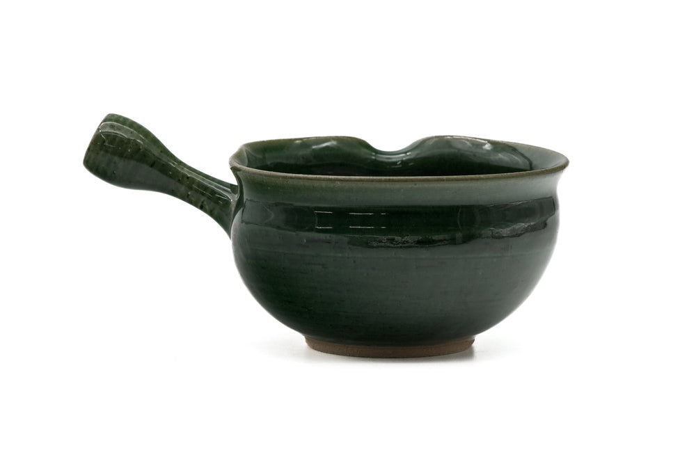 Japanese Yuzamashi - 前川淳蔵 Junzō Maekawa - Green Oribe Glazed Tokoname Water Cooler - 280ml