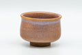 Tezumi — Japanese Teacup - Beige Pink Glazed Hagi-yaki Guinomi - 50ml — front view
