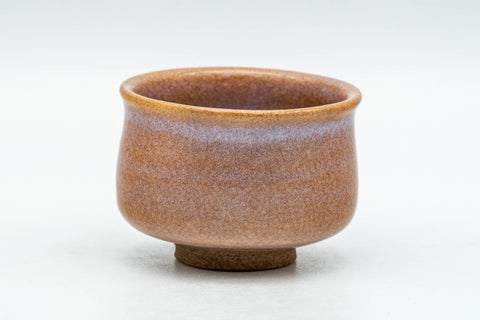 Tezumi — Japanese Teacup - Beige Pink Glazed Hagi-yaki Guinomi - 50ml — front view