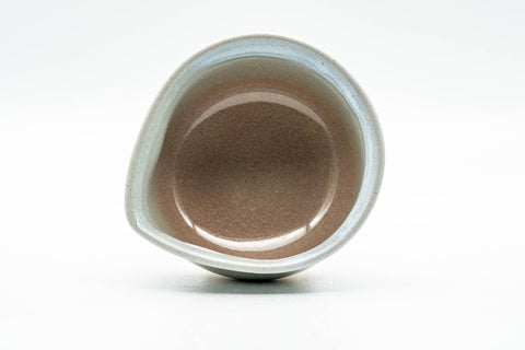 Japanese Katakuchi - 天鵬山 Tsubaki Kiln - Beige White Glazed Hagi-yaki Water Cooler - 140ml