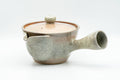 Japanese Kyusu - Beige White Hagi-yaki Do-ake Teapot - 210ml - Tezumi