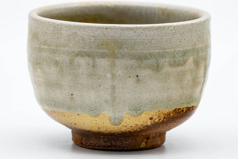 Japanese Teacup - Beige Grey Drip-Glazed Shigaraki-yaki Yunomi  - 150ml