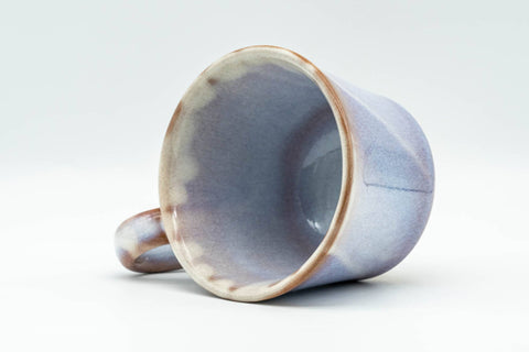Japanese Teacup - Purple Glazed Hagi-yaki Ushirode Yunomi - 120ml