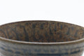 Tezumi — Japanese Matcha Bowl - Brown Green Mottled Drip-Glazed Chawan - 200ml — inverted showing the foot ring