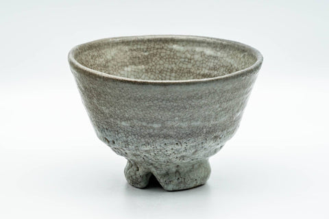 Tezumi — Japanese Matcha Bowl - Kannyuu Glazed Ido-gata Hagi-yaki Chawan - 350ml — front view