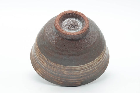 Japanese Matcha Bowl - Beige White Brush Glazed Kiyomizu Chawan - 425ml