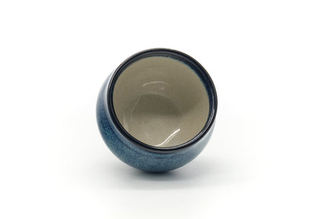 Japanese Teacup - Dark Blue Glazed Yunomi - 120ml