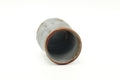Tezumi — Japanese Teacup - Orange White Glaze Yunomi - 110ml — three-quarter view