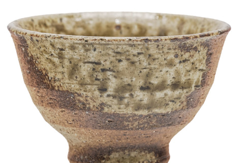 Japanese Teacup - Ash Green Glazed Shigaraki-yaki Yunomi - 90ml