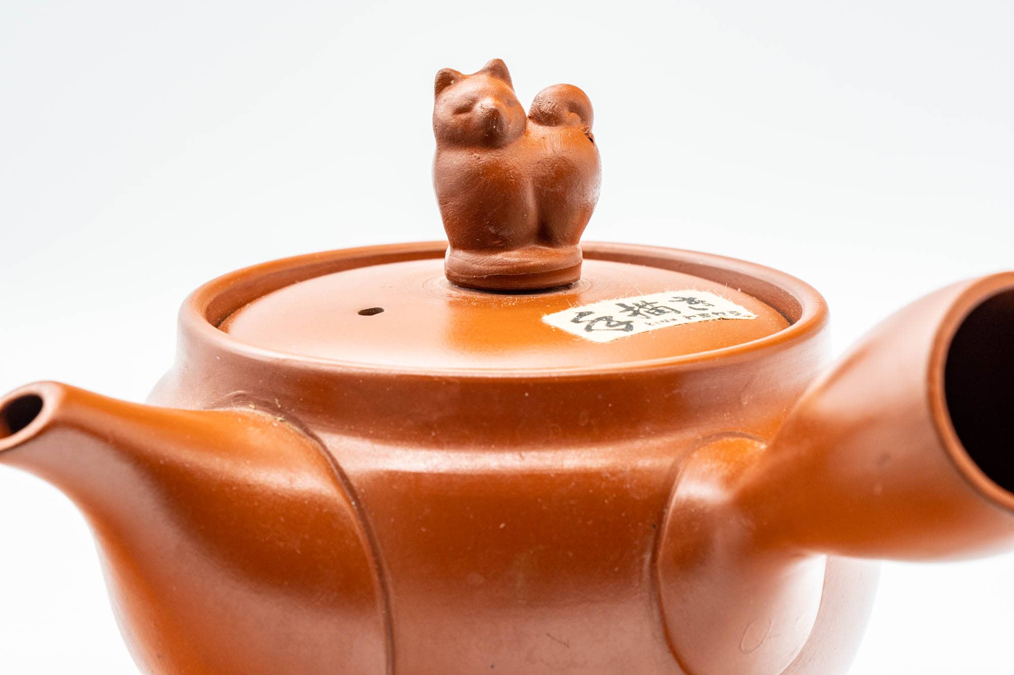 Japanese Kyusu - House Cat Tokoname-yaki Teapot - 330ml - Tezumi