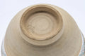Tezumi — Japanese Teacups - Set of 3 Beige Green Patterned Kiyomizu-yaki Yunomi - 125ml — closeup of the glaze