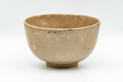 Japanese Matcha Bowl - Abstract Milky Brown Wabi-Sabi Chawan - 200ml