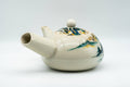 Japanese Kyusu - Beige Countryside Motifs Kutani-yaki Debeso Teapot - 450ml - Tezumi