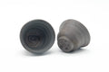 Tezumi — Japanese Teacups - Pair of Earthy Wabi Yunomi - 80ml — three-quarter view