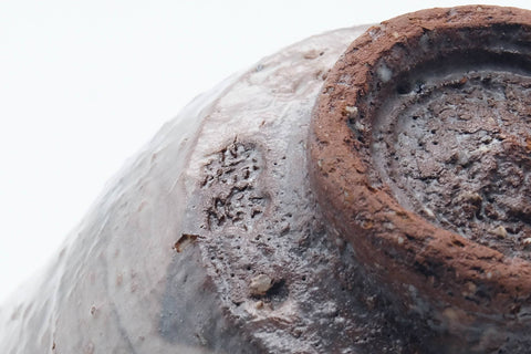 Japanese Matcha Bowl - Milky Grey Glazed Hagi-yaki Ido-gata Wabi-sabi Chawan - 400ml