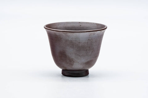 Japanese Teacup - Floral Engraved White Inner-Glazed Banko-yaki Yunomi - 100ml