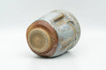 Tezumi — Japanese Teacup - Beige Milky Glazed Groovy Yunomi - 130ml — top-down view of the interior