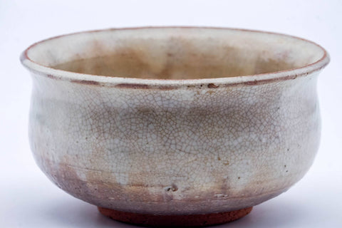 Japanese Kensui - Pink White Drip-Glazed Tea Ceremony Water Bowl - 530ml