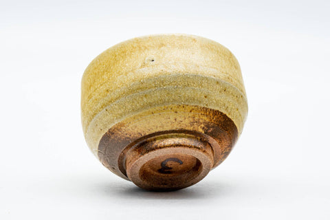 Japanese Teacup - Textured Yellow Glazed Shigaraki-yaki Yunomi - 150ml