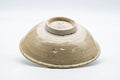 Tezumi — Japanese Matcha Bowl - Textured Beige Summer Chawan - 150ml — top-down view of the interior