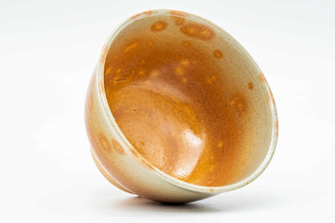 Japanese Teacups - Set of 10 Beige Pink Gohonte Glazed Hagi-yaki Yunomi - 160ml