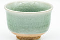 Japanese Teacup - Crazed Celadon Green Yunomi - 120ml - Tezumi