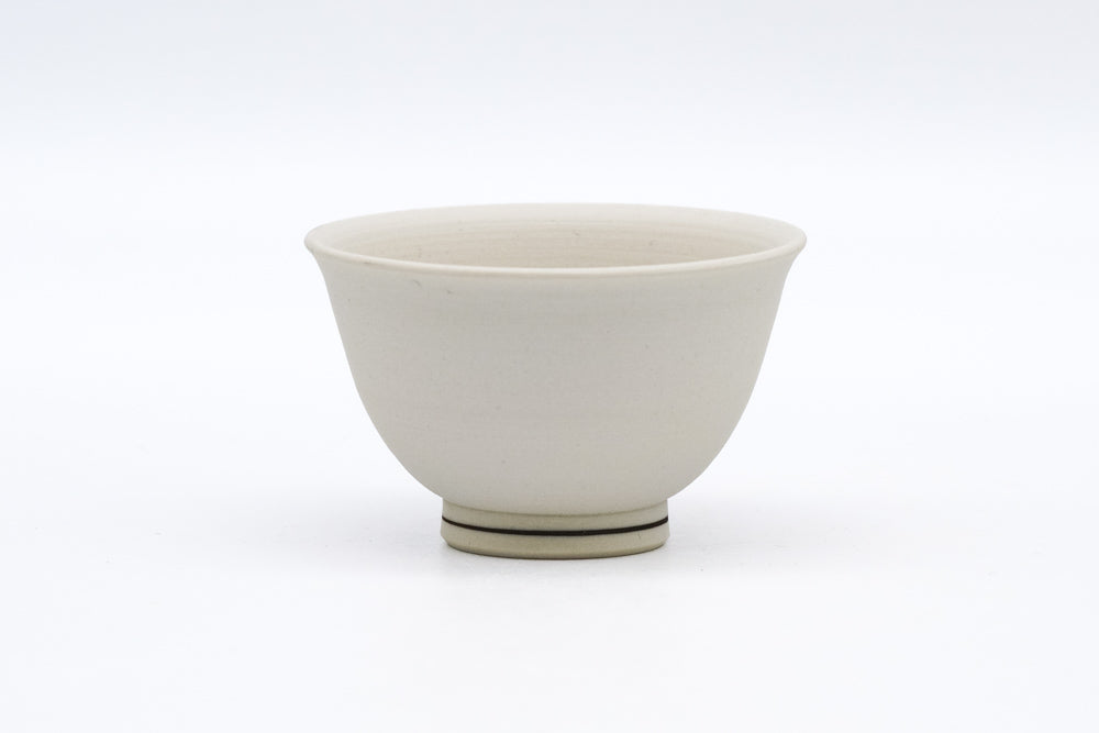 Japanese Teacup - 前川淳蔵 Junzō Maekawa - White Senchawan - 30ml