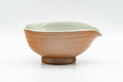 Tezumi — Japanese Katakuchi - Celadon Glazed Stoneware Water Cooler - 150ml — front view from another angle