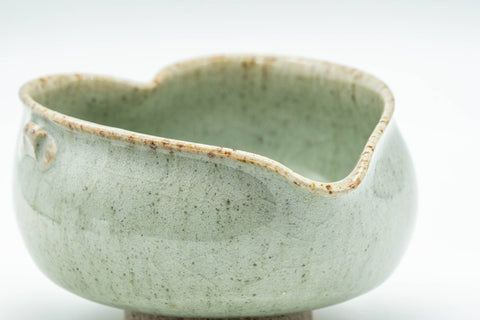 Japanese Katakuchi - Sage Green Speckled Yuzamashi Water Cooler - 130ml - Tezumi