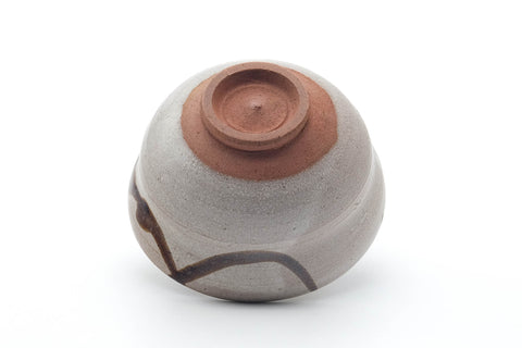 Japanese Matcha Bowl - Beige Brown Drip-Glazed Chawan - 350ml