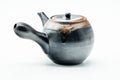 Three-quarter view from the opposite side with the spout angled right.