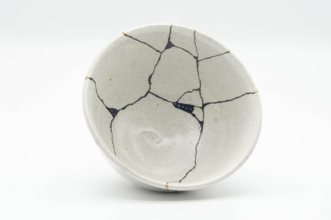 Japanese Matcha Bowl - 有作作 Kintsugi Katade Kōrai Chawan - 400ml