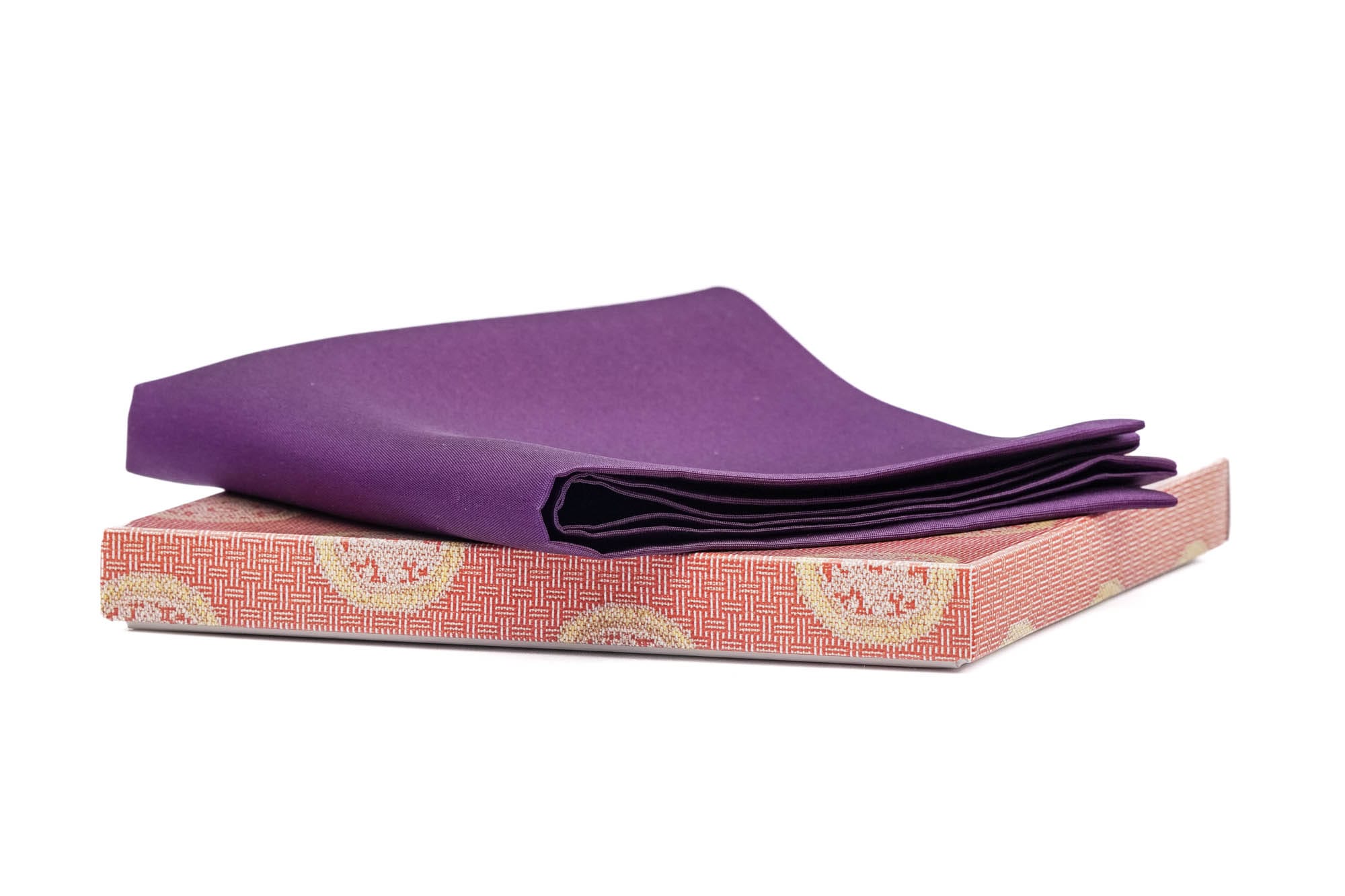 Japanese Fukusa - 7号 Purple Shioze Silk Purifying Cloth