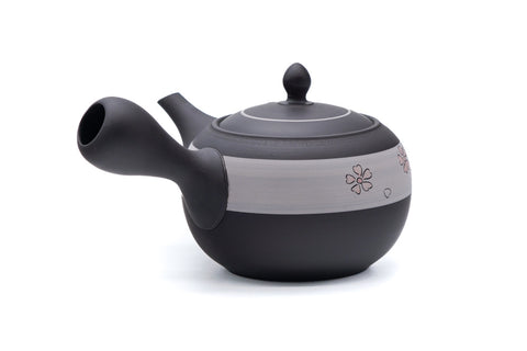 Large Sakura Tokoname Mesh Strainer Teapot - 540ml