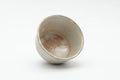 Tezumi — Japanese Teacup - Grey Pink Gohonte Hagi-yaki Yunomi - 100ml — three-quarter view