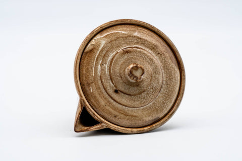 Japanese Houhin - Weathered Beige Glazed Hagi-yaki Handleless Teapot - 100ml