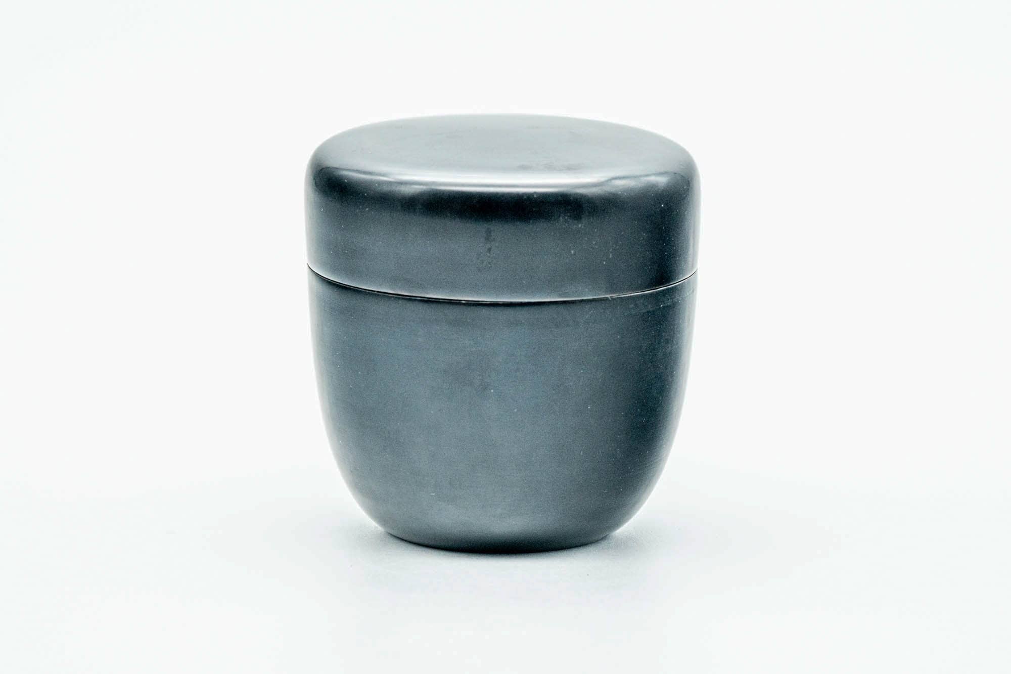 Japanese Natsume - Weathered Black Lacquer Matcha Tea Caddy - 85ml