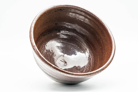 Japanese Matcha Bowl - Brown Black Spotted Wabi-Sabi Chawan - 350ml