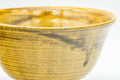Japanese Matcha Bowl - Yellow Brown Drip-Glazed Hatazori-gata Chawan - 400ml - Tezumi