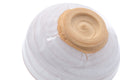 Tezumi — Japanese Teacup - Large Akahada-yaki Yunomi - 250ml — inverted showing the foot ring