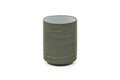 Tezumi — Japanese Teacup - Green Nerikomi White Inner Glazed Yunomi - 300ml — front view from another angle