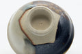 Tezumi — Japanese Teacup - Beige Brown Drip-Glazed Guinomi with Kiribako - 20ml — closeup of the glaze