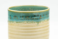 Japanese Teacup - Beige Speckled Teal Agano-yaki Yunomi - 150ml - Tezumi