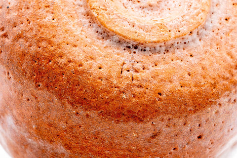 Vintage Aka-raku Round Chawan