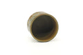 Tezumi — Japanese Teacup - Faceted Green Yellow Red Nerikomi Yunomi - 110ml — three-quarter view