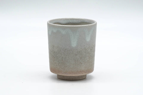 Japanese Teacup - Beige Weathered Drip-Glazed Hagi-yaki Yunomi - 140ml
