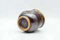 Japanese Teacup - Abstract Brown Yellow Drip-Glazed Wabi-Sabi Yunomi - 130ml - Tezumi