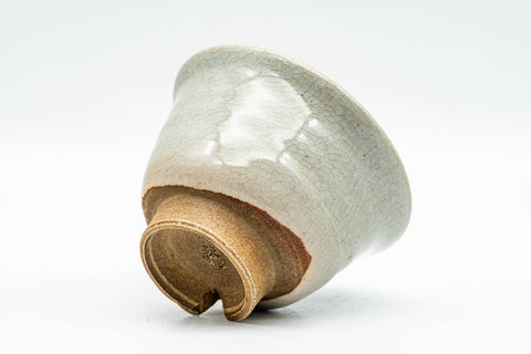 Japanese Teacup - Small Grey Glazed Guinomi - 50ml
